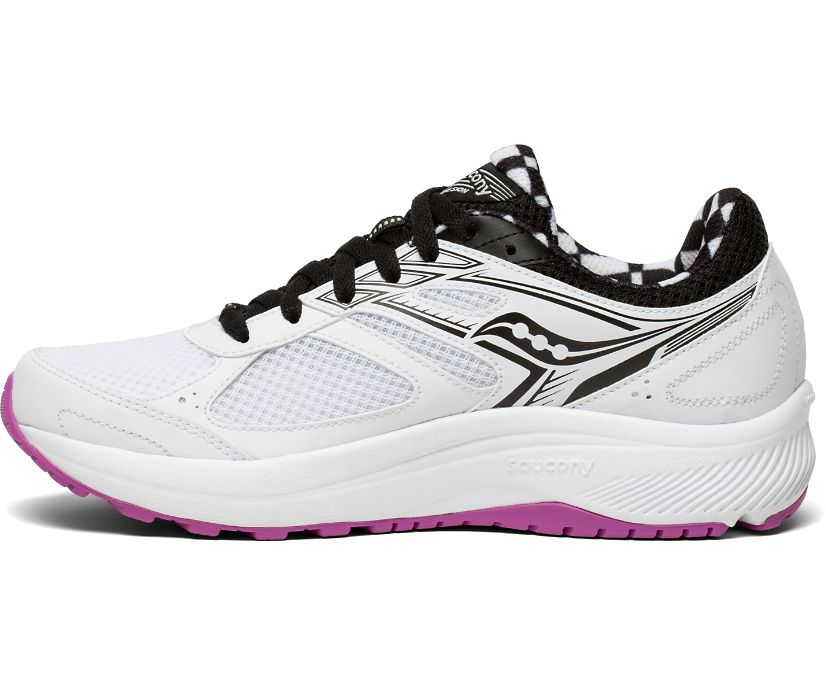 Saucony Cohesion 14 Women's Running Shoes White / Black | AU 097LISH